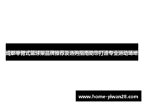 成都单臂式篮球架品牌推荐及选购指南助您打造专业运动场地